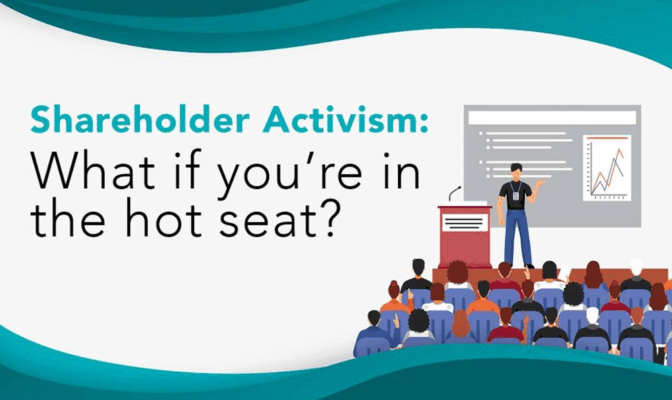 Shareholder Activism What If You’re In The Hot Seat